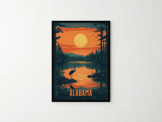 Alabama Travel Poster