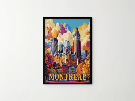 Montreal Travel Poster