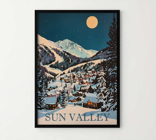 Sun Valley Travel Poster