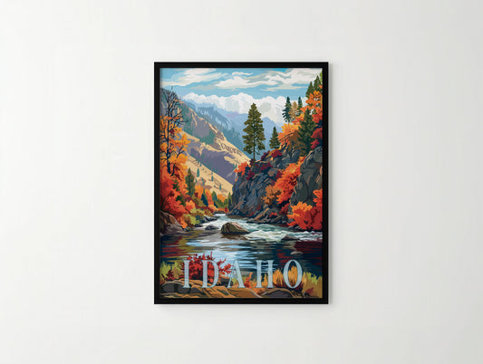 Idaho Travel Poster