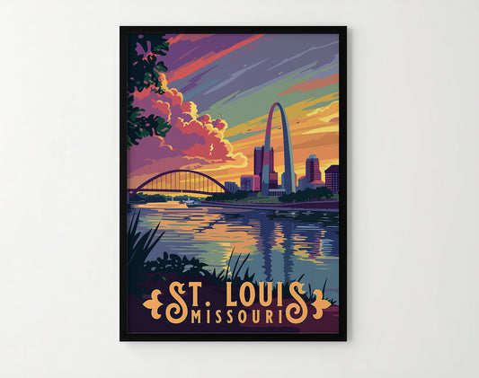 St. Louis Travel Poster
