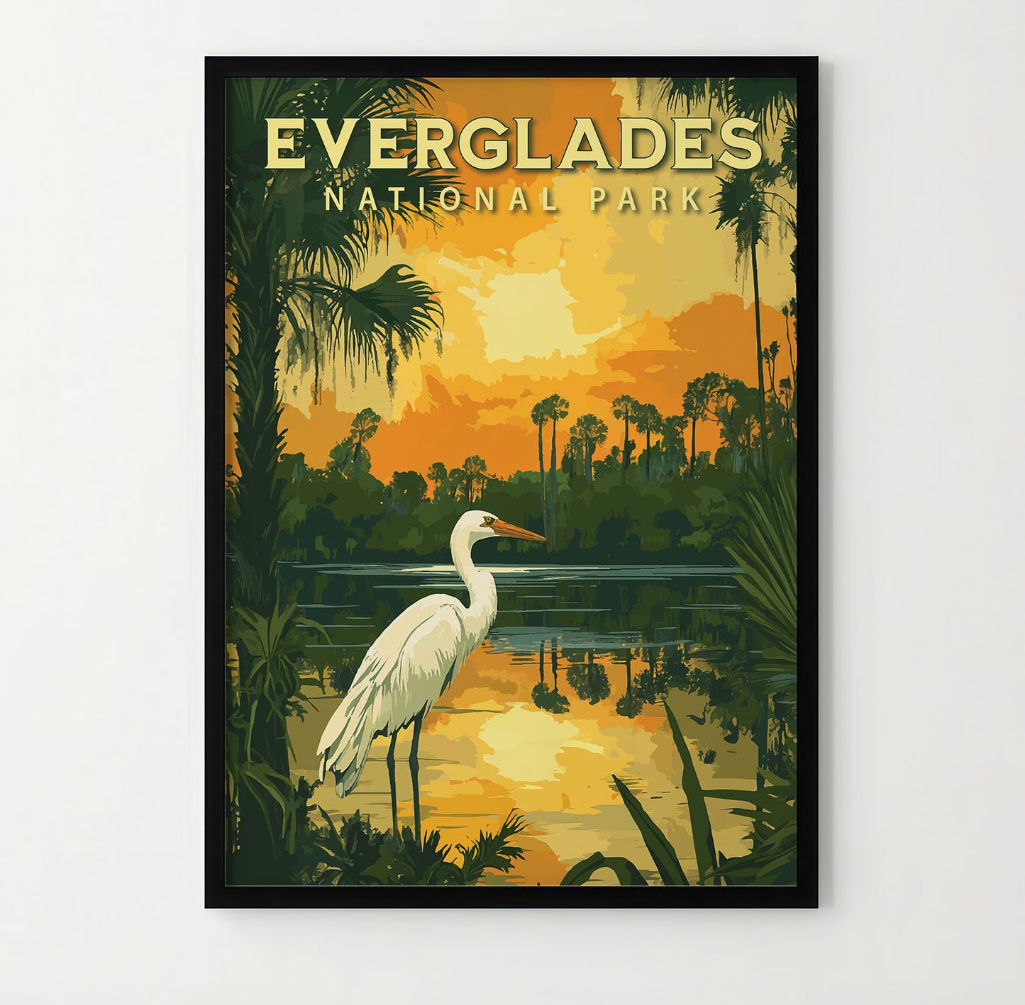 Everglades National Park Travel Poster