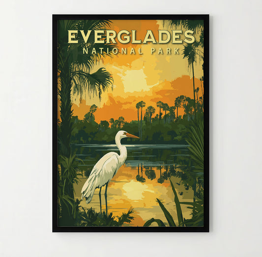 Everglades National Park Travel Poster