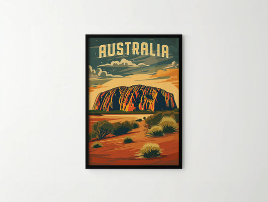 Australia Travel Poster
