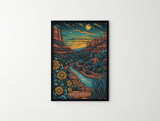 Sedona Travel Poster