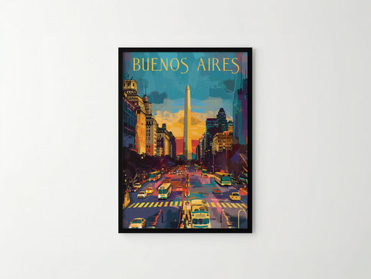 Buenos Aires Travel Poster