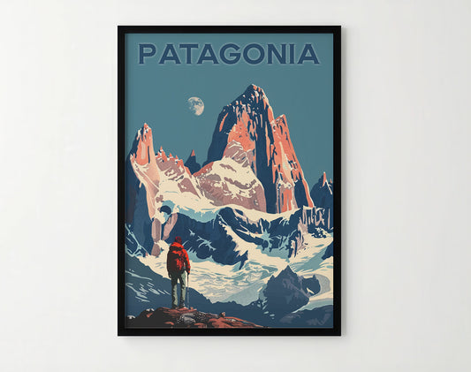 Patagonia Travel Poster