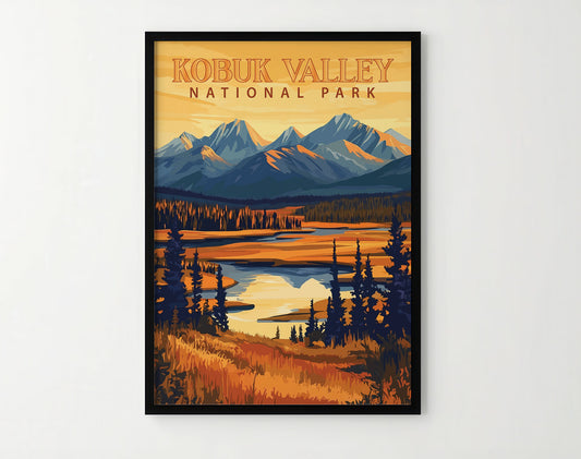 Kobuk Valley National Park Travel Poster