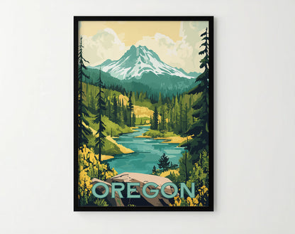 Oregon Travel Poster