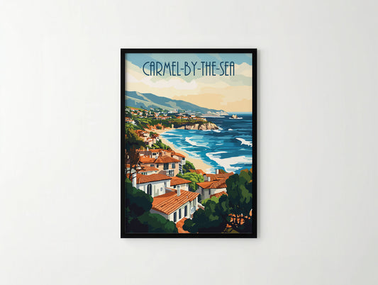 Carmel-by-the-Sea Travel Poster