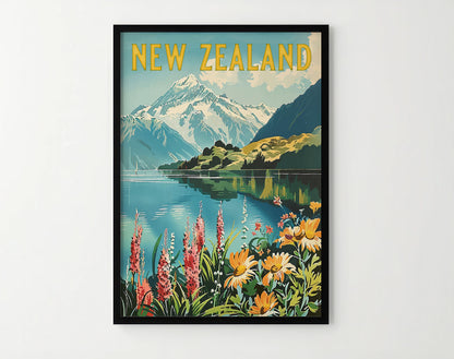 New Zealand Travel Poster