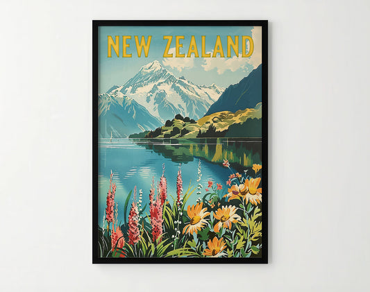 New Zealand Travel Poster
