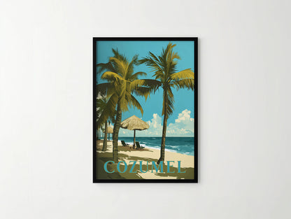 Cozumel Travel Poster