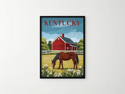 Kentucky Travel Poster