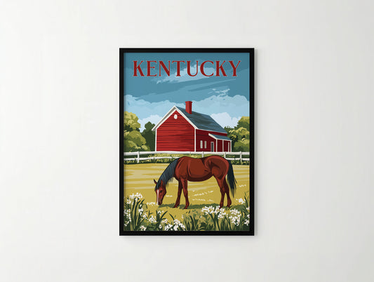 Kentucky Travel Poster