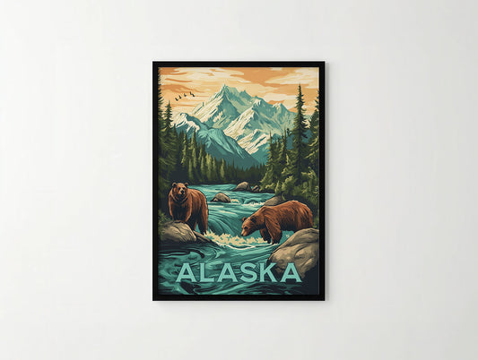 Alaska Travel Poster