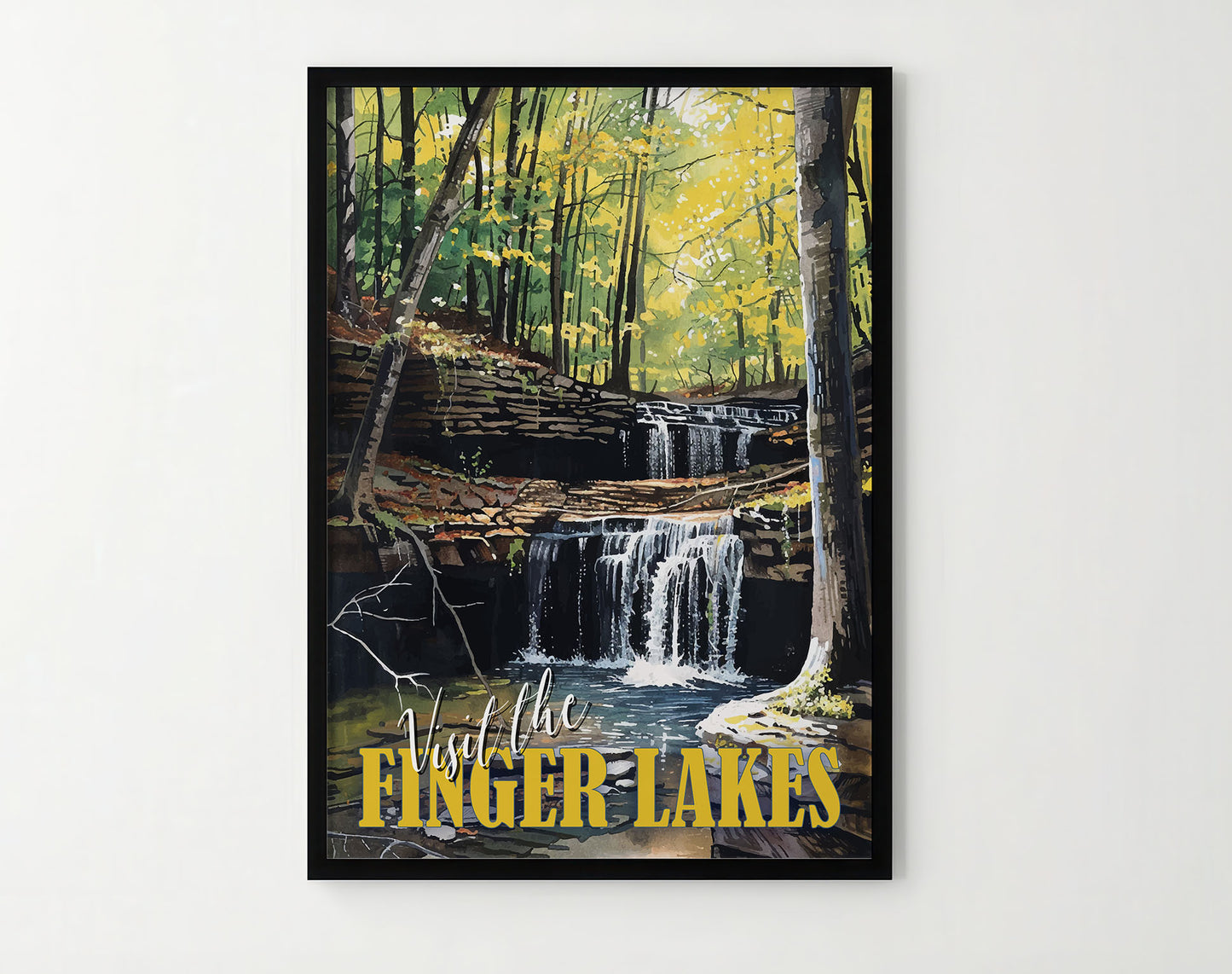 Finger Lakes Travel Poster