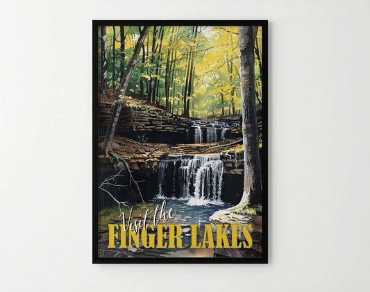 Finger Lakes Travel Poster