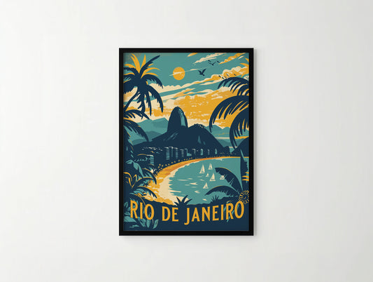 Rio de Janeiro Travel Poster