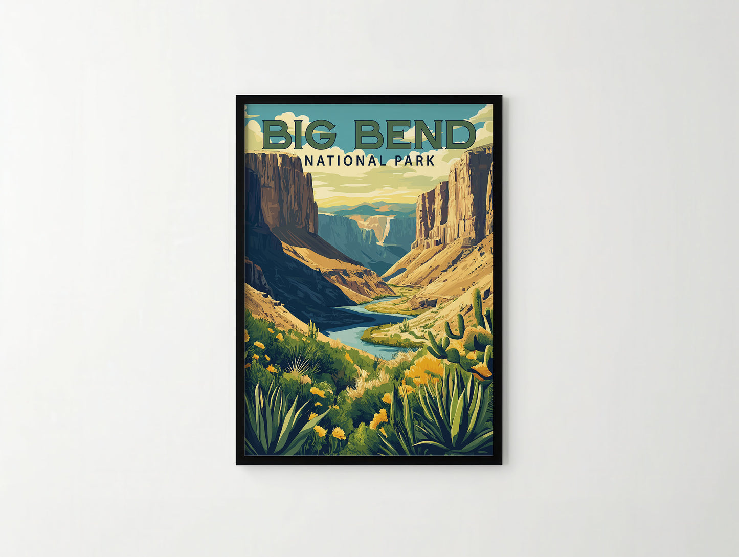 Big Bend National Park Travel Poster