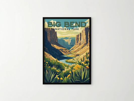 Big Bend National Park Travel Poster