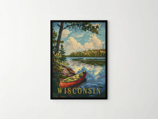 Wisconsin Travel Poster