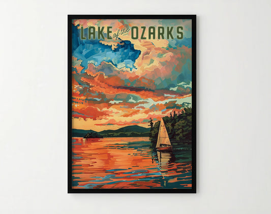 Lake of the Ozarks Travel Poster