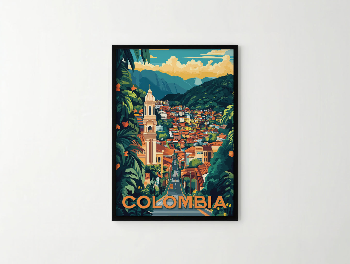 Colombia Travel Poster