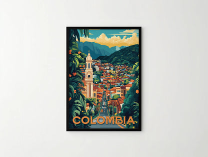 Colombia Travel Poster