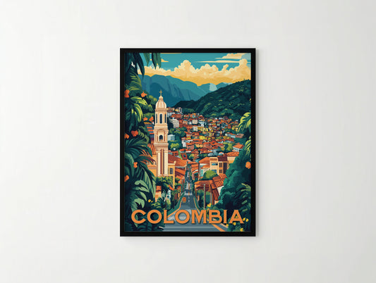 Colombia Travel Poster