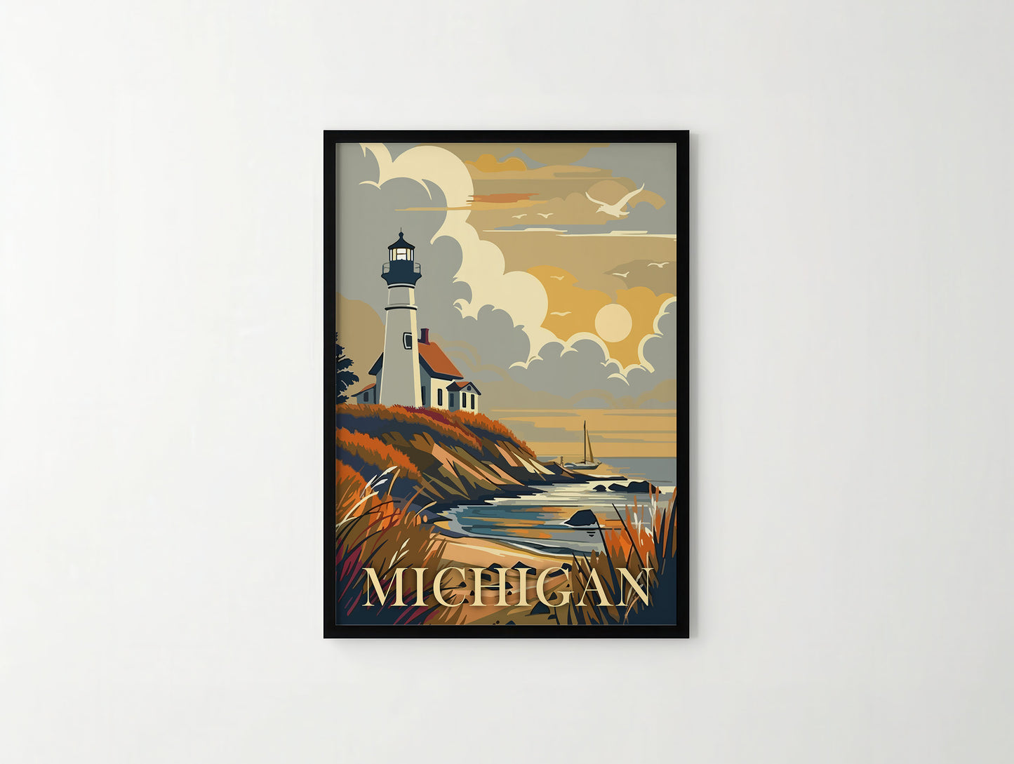 Michigan Travel Poster
