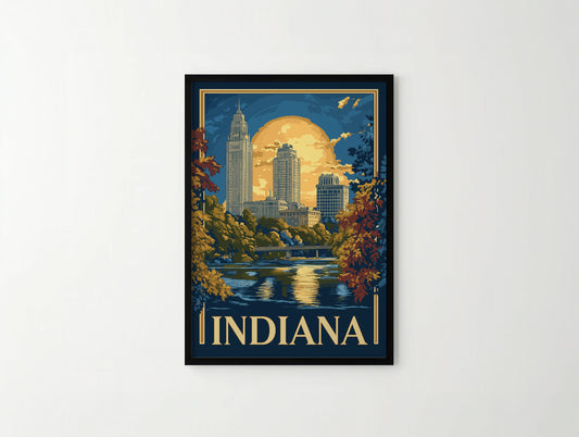 Indiana Travel Poster