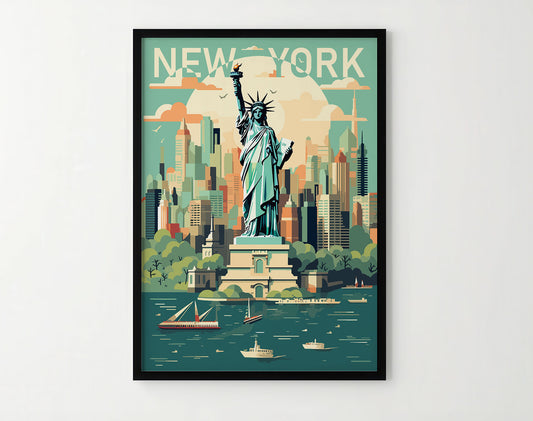 New York Travel Poster