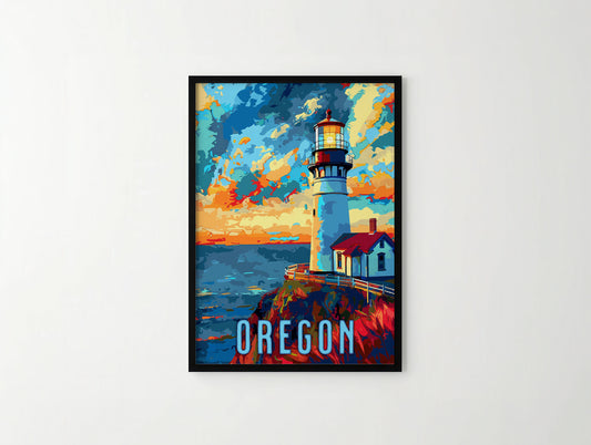 Oregon Travel Poster