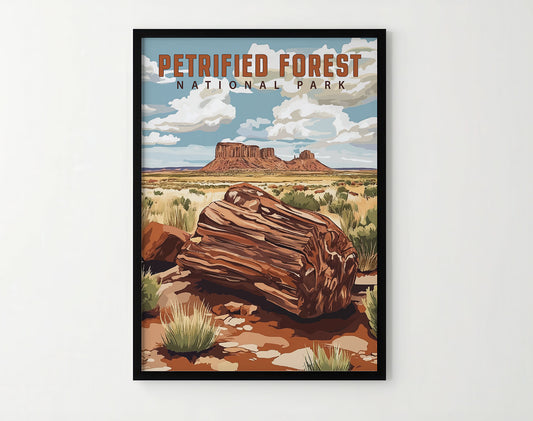 Petrified Forest National Park Travel Poster