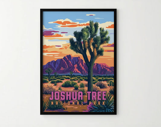 Joshua Tree National Park Travel Poster