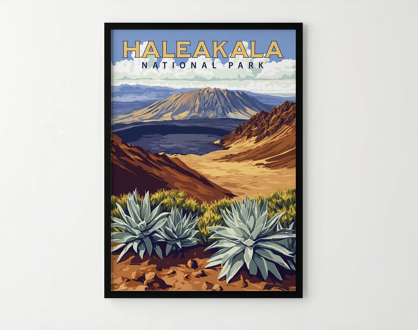 Haleakala National Park Travel Poster