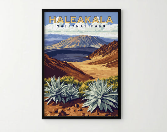 Haleakala National Park Travel Poster