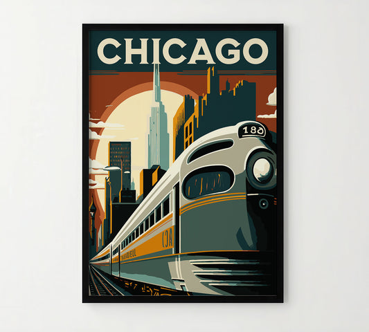 Chicago Travel Poster