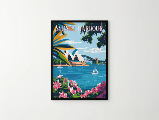 Sydney, Australia Travel Poster