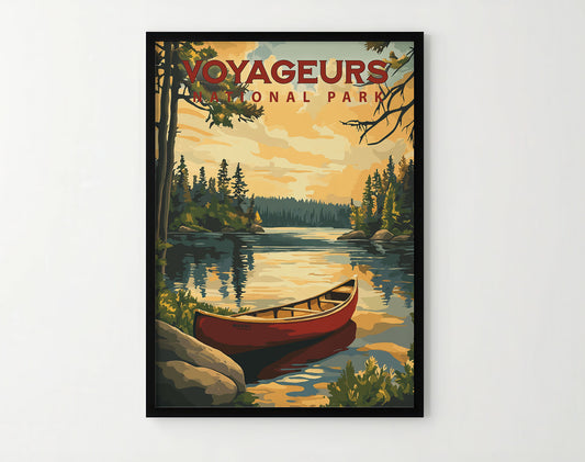 Voyageurs National Park Travel Poster
