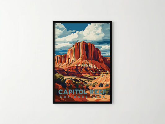 Capitol Reef National Park Travel Poster