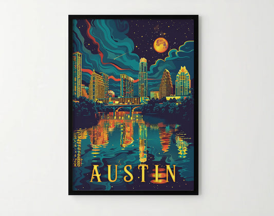 Austin Travel Poster