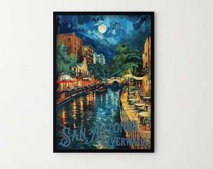 San Antonio Travel Poster