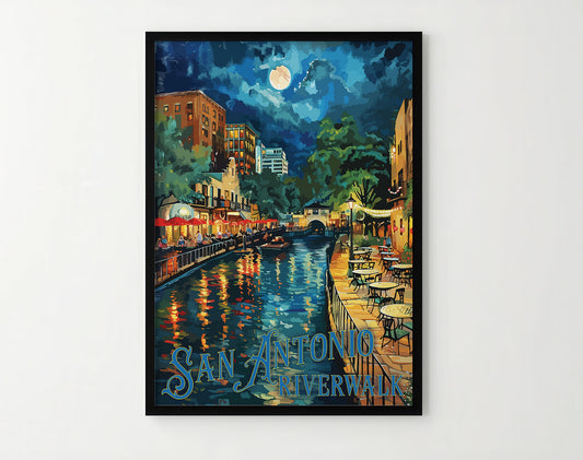 San Antonio Travel Poster
