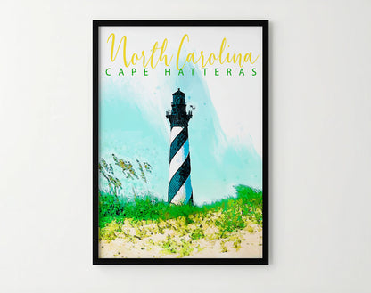 Cape Hatteras, North Carolina Travel Poster