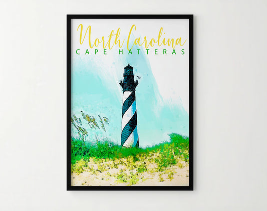 Cape Hatteras, North Carolina Travel Poster