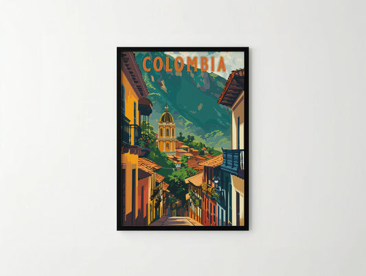Colombia Travel Poster