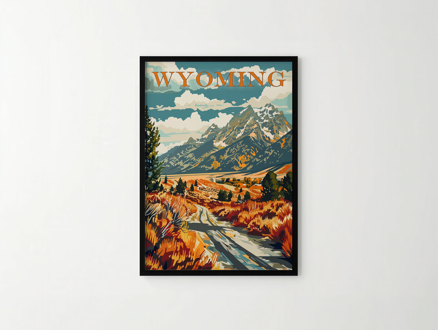 Wyoming Travel Poster