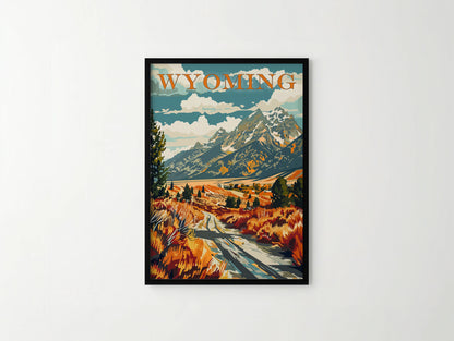 Wyoming Travel Poster
